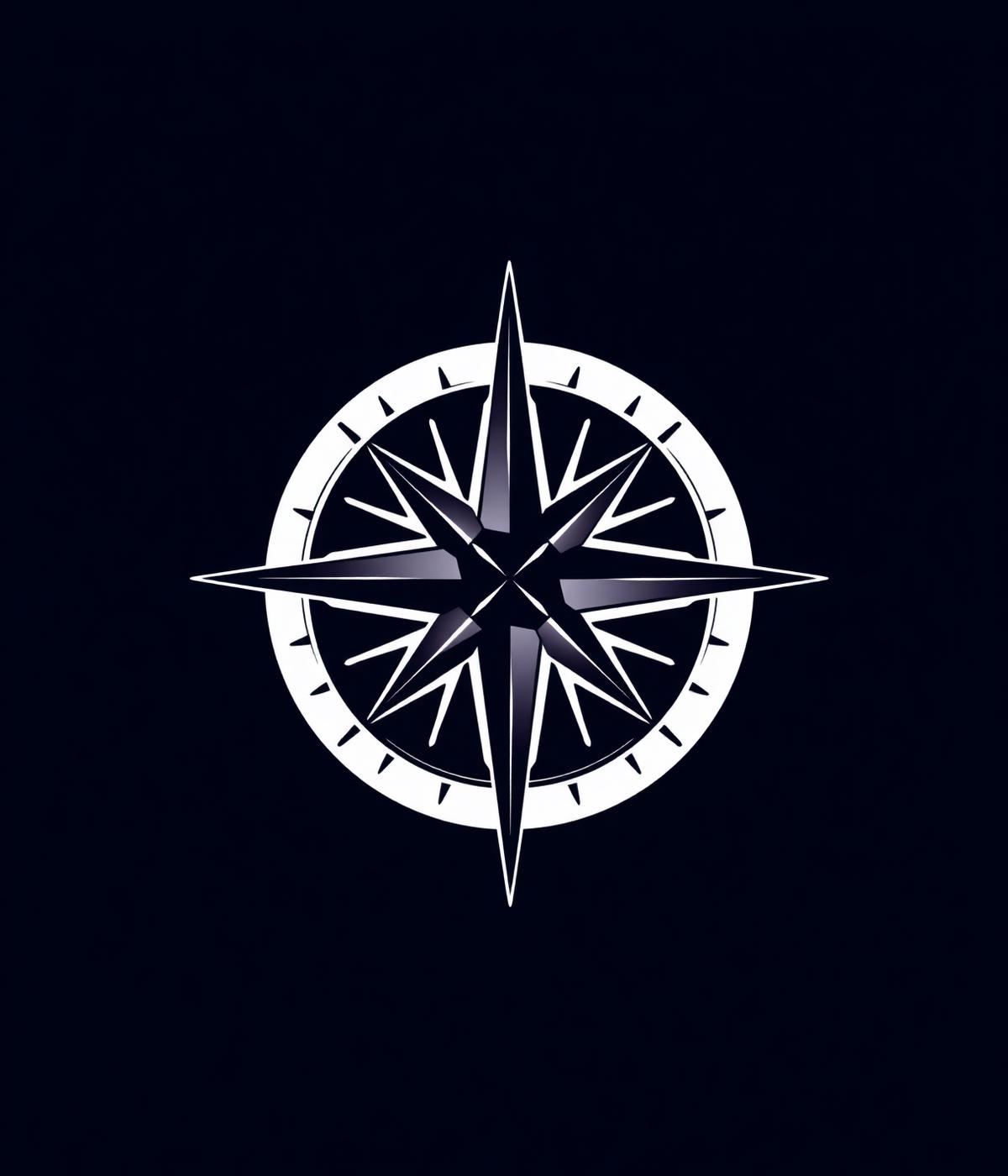 Compass rose mark